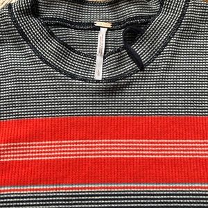 Free People multi colored fitted shirt. NWT